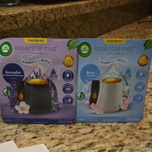 2 Air Wick Essential Mist Diffuser Starter Kit